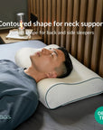 Aura Memory foam pillow Contour Memory Foam Pillow - Kapas Living Malaysia