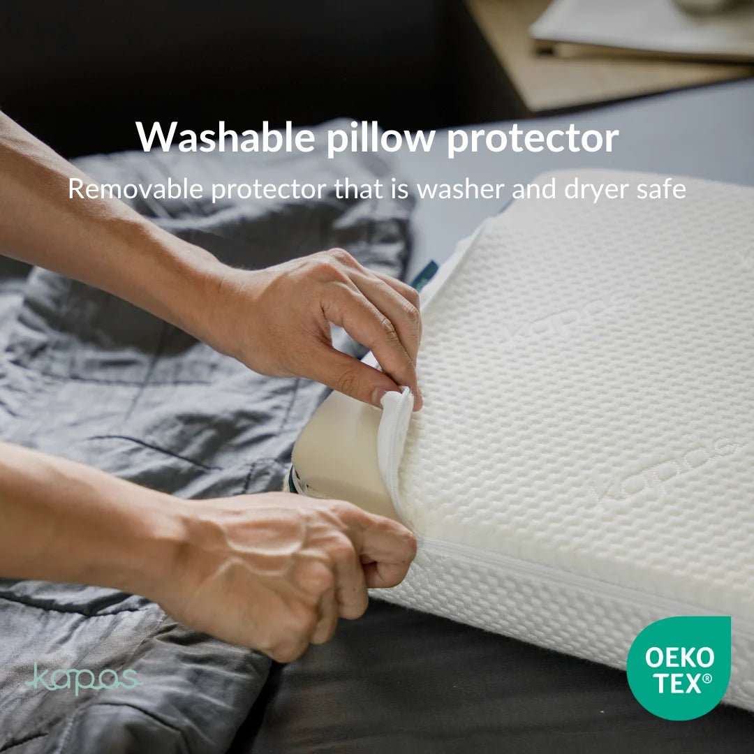 Aura Memory foam pillow Contour Memory Foam Pillow - Kapas Living Malaysia