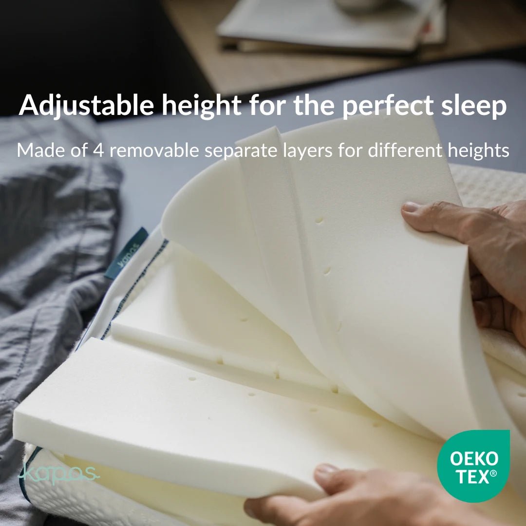 Aura Memory foam pillow Contour Memory Foam Pillow - Kapas Living Malaysia