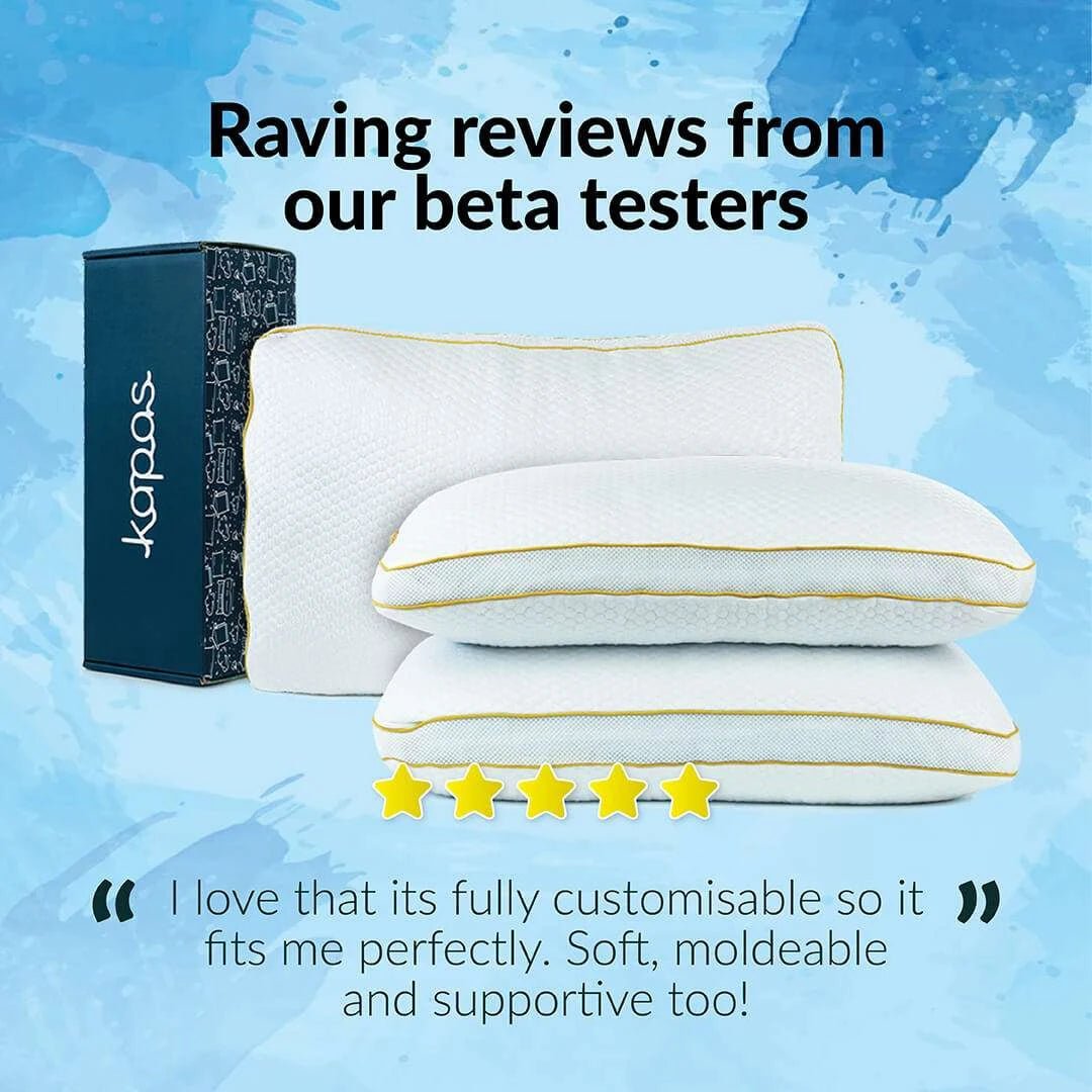 BESPOKE Memory Foam Pillow – Adjustable &amp; Cooling