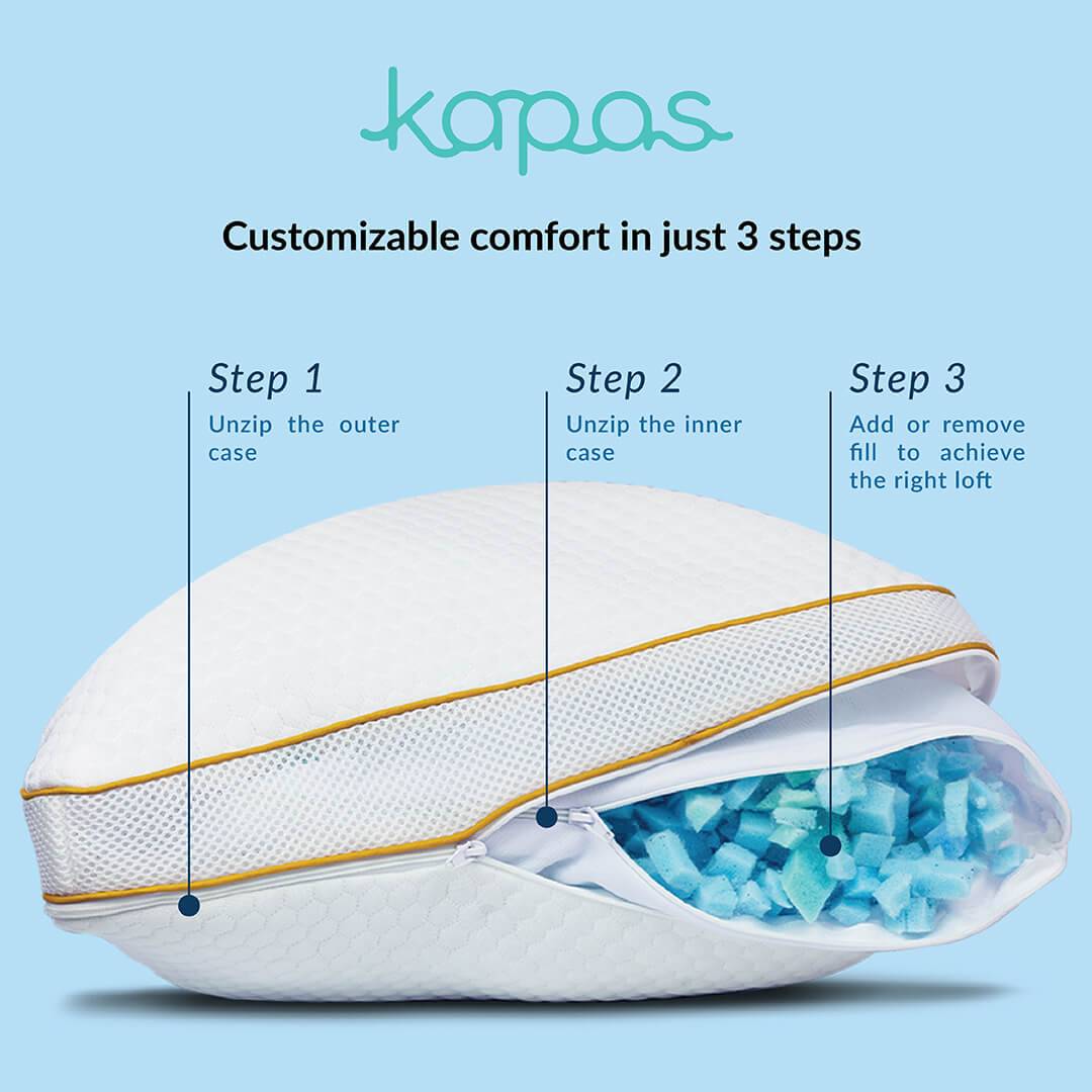 BESPOKEÂ® Memory Foam pillow Bespoke memory foam pillow- Kapas Living Malaysia