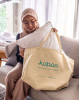 Canvas tote bag Tote bag- Kapas Living Malaysia