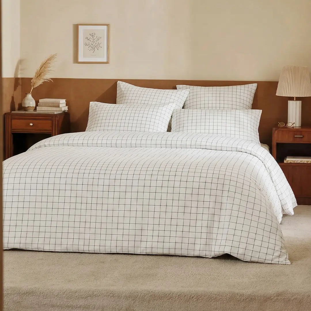 Extra-long staple cotton fitted bedsheet set