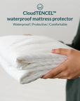 CloudTENCELâ„¢ waterproof mattress protector Tencel waterproof mattress protector- Kapas Living Malaysia