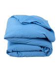 Cotton waffle duvet cover Waffle Ocean Blue (Clearance)
