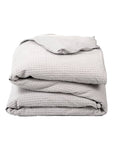 Cotton waffle duvet cover Waffle Whisper Grey (Clearance)