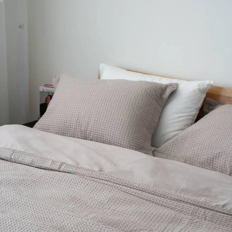 Cotton waffle duvet cover