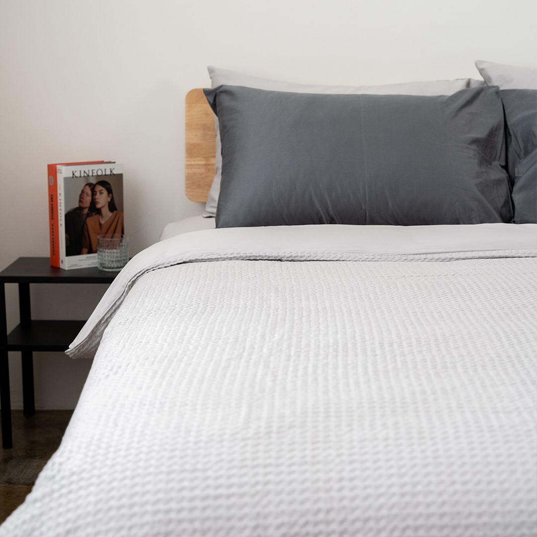 Cotton waffle duvet cover