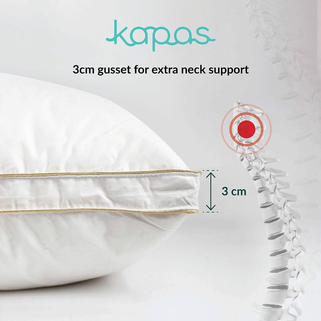 Down Feather Pillow Standard King Sized Kapas Living Kapas Living Malaysia