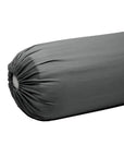 Extra-long staple cotton bolstercase Shadow Grey