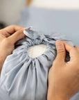 Extra-long staple cotton bolstercase