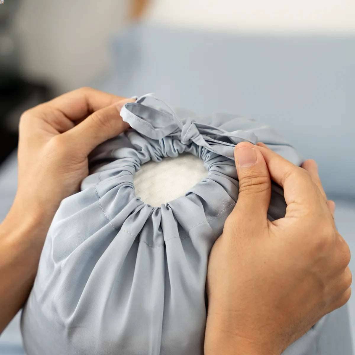 Extra-long staple cotton bolstercase