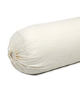 Extra-long staple cotton bolstercase Jacquard Cream