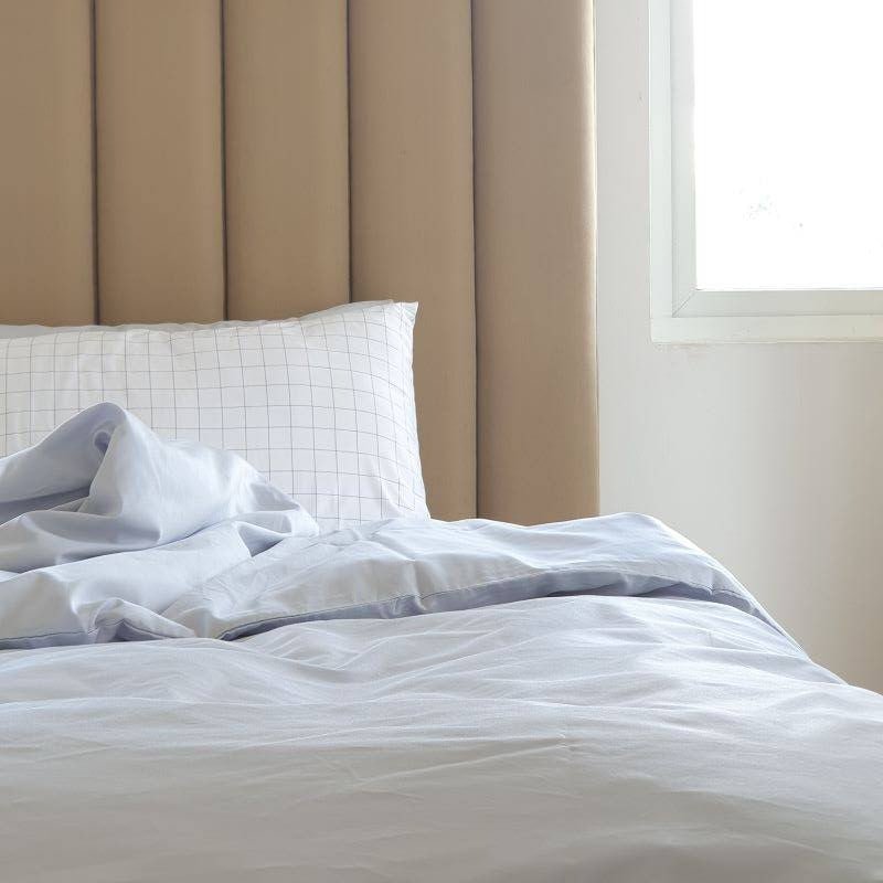 Extra-long staple cotton duvet cover set