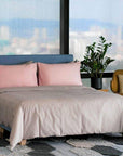 Extra-long staple cotton fitted bedsheet set