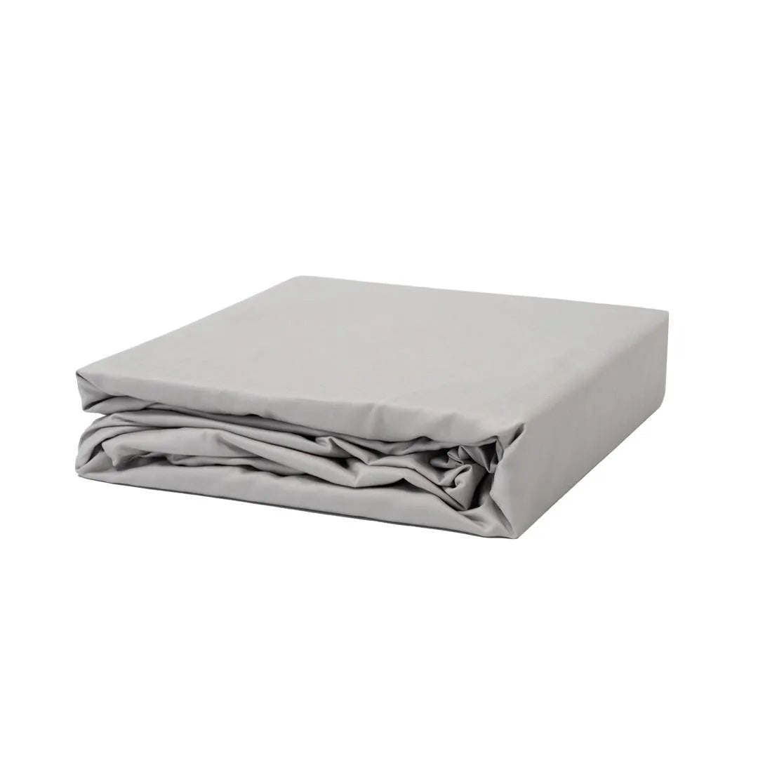Extra-long staple cotton duvet cover Whisper shadow grey