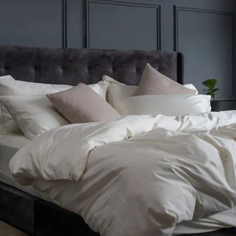 Extra-long staple cotton duvet cover set