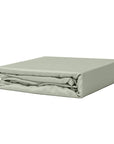 Extra-long staple cotton duvet cover Sage green