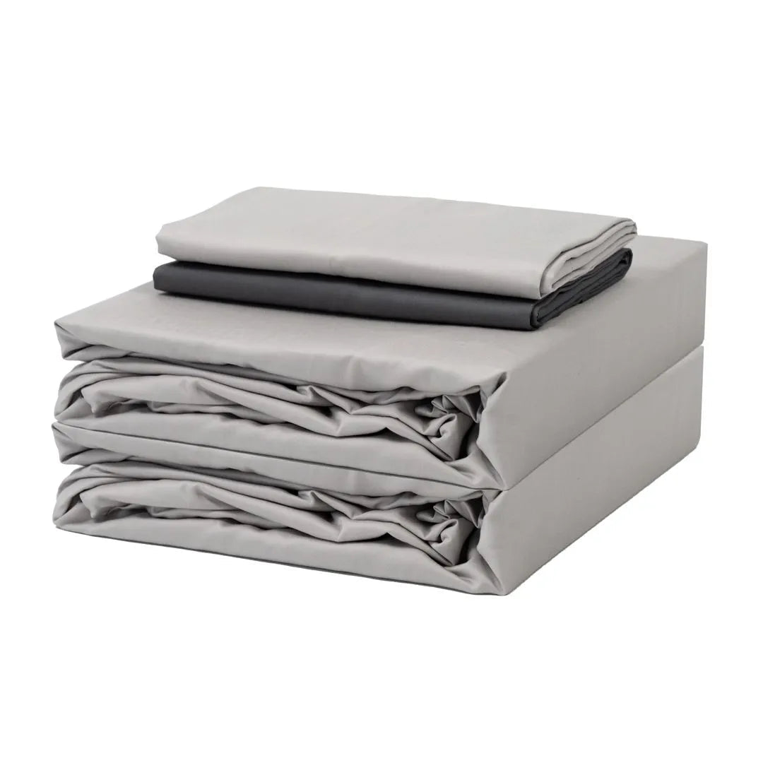 Extra-long staple cotton duvet cover set