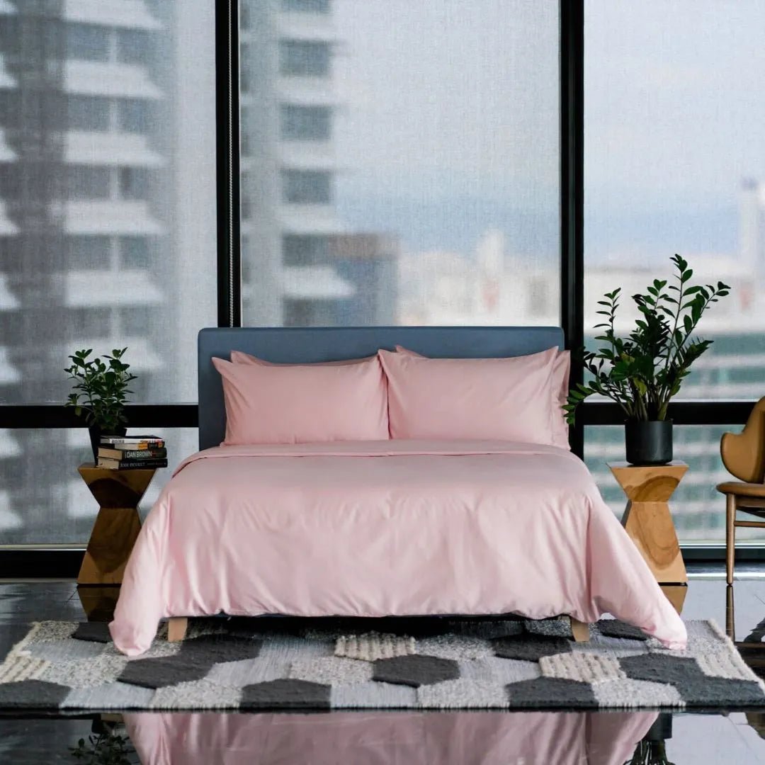 Extra-long staple cotton duvet cover set
