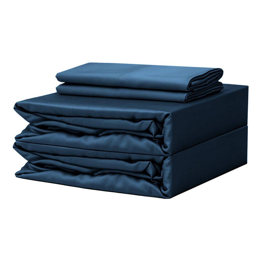 Extra-long staple cotton duvet cover set