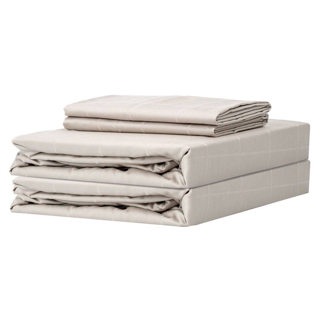 Extra-long staple cotton duvet cover set