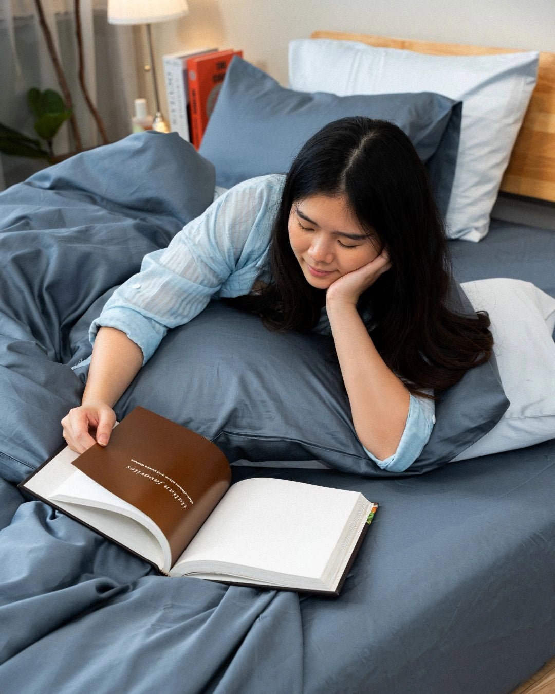 Extra-long staple cotton duvet cover set