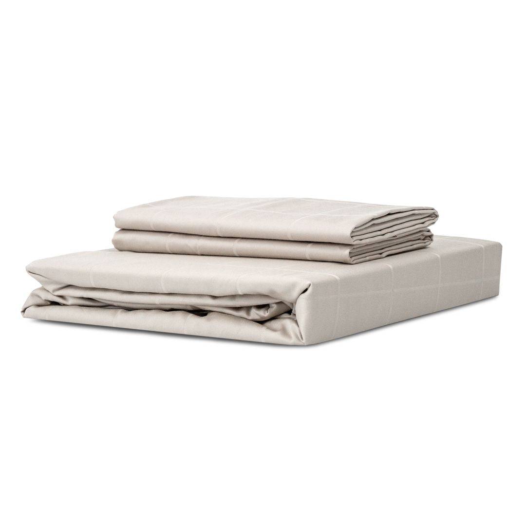 Extra-long staple cotton fitted bedsheet set