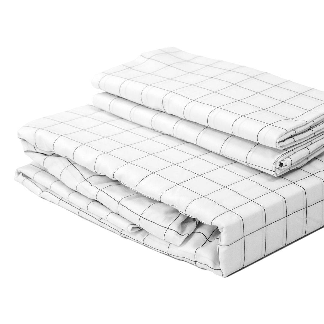 Extra-long staple cotton fitted bedsheet set