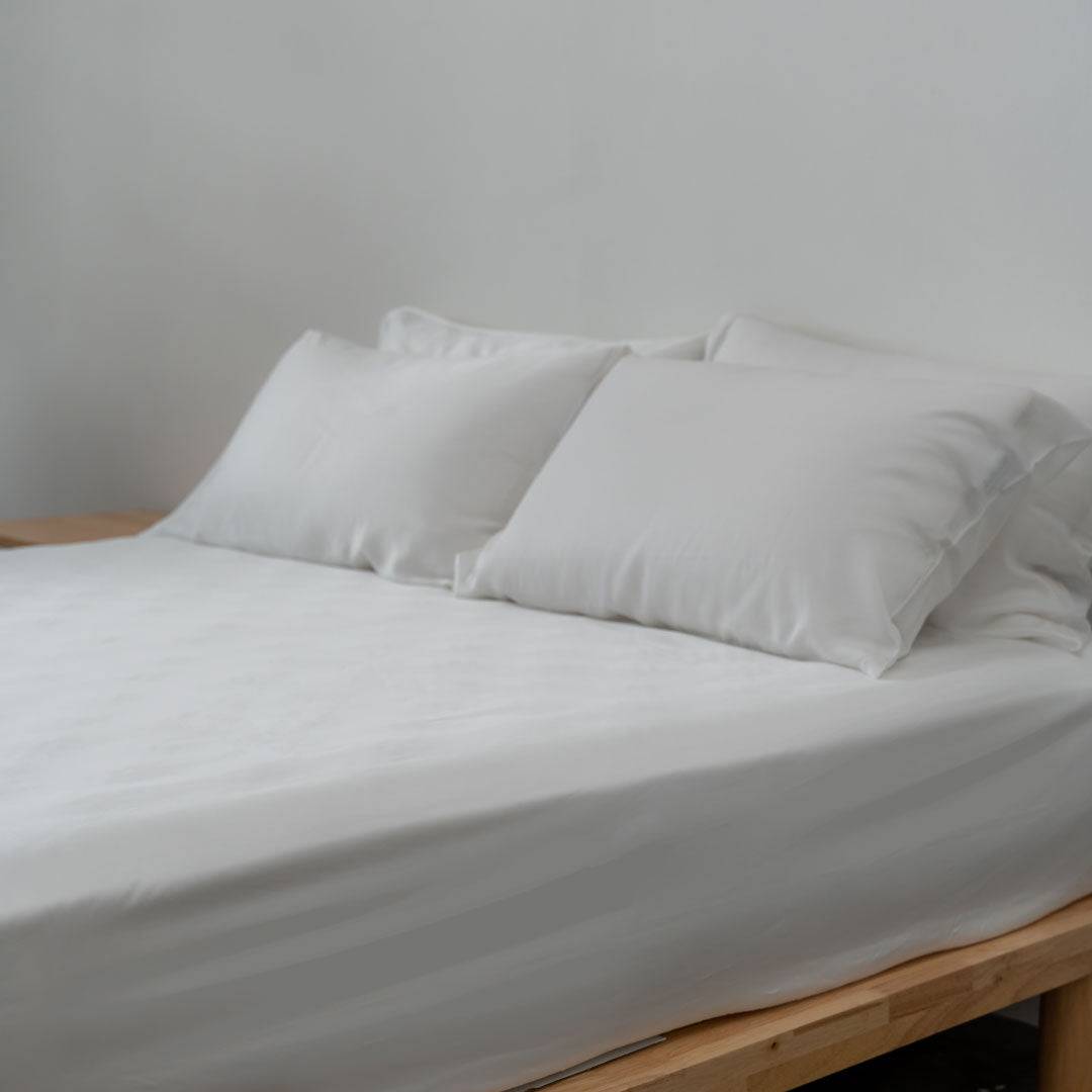 Extra-long staple cotton fitted bedsheet set