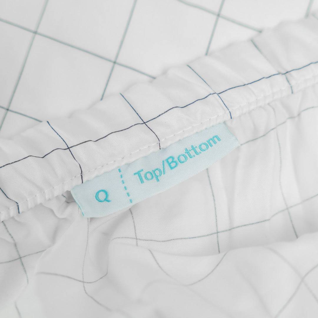 Extra-long staple cotton fitted bedsheet set