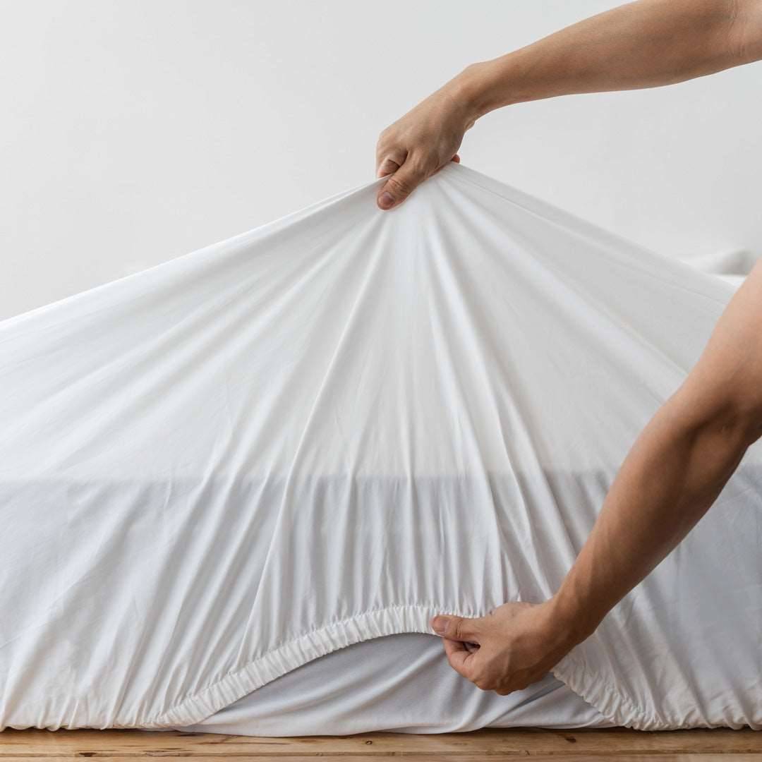 Extra-long staple cotton fitted bedsheet set