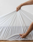 Extra-long staple cotton fitted bedsheet set