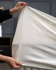 Extra-long staple cotton fitted bedsheet set