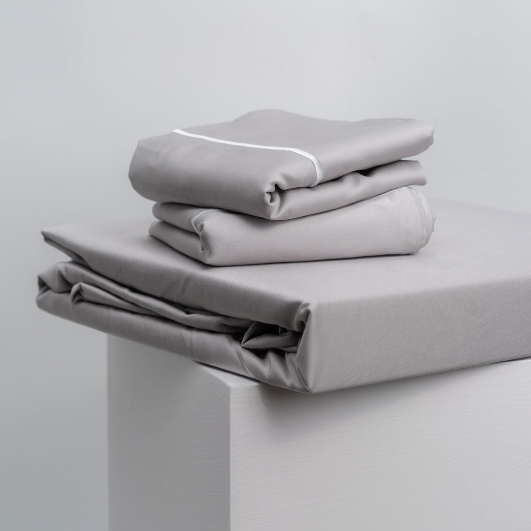 Extra-long staple cotton fitted bedsheet set