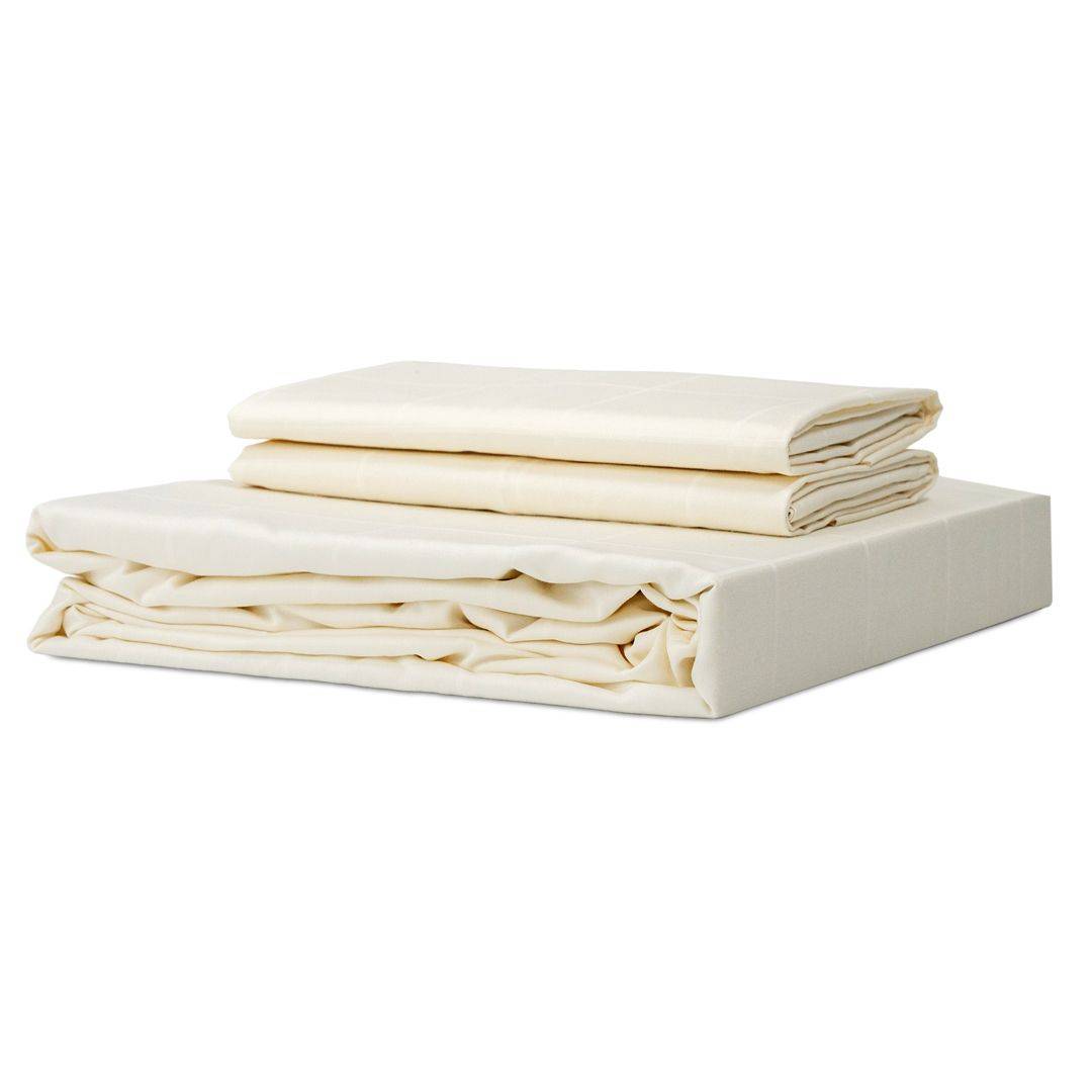 Extra-long staple cotton fitted bedsheet set