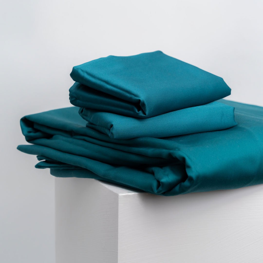 Extra-long staple cotton fitted bedsheet set