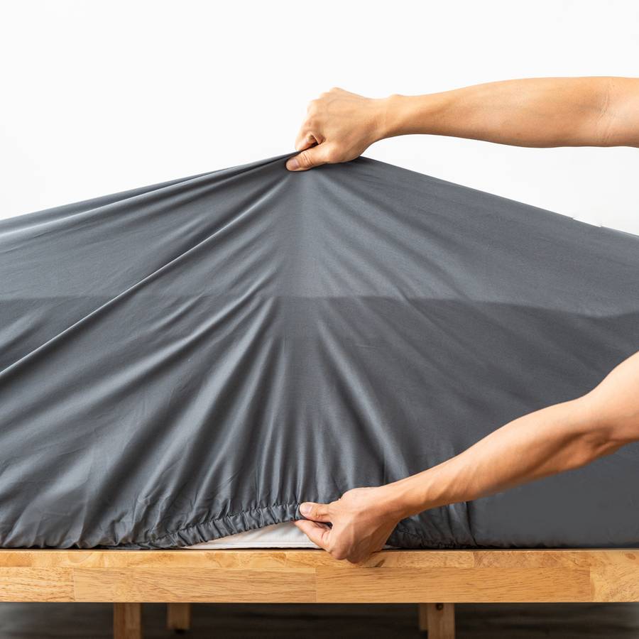 Extra-long staple cotton fitted bedsheet set