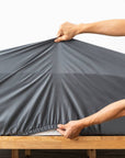Extra-long staple cotton fitted bedsheet set