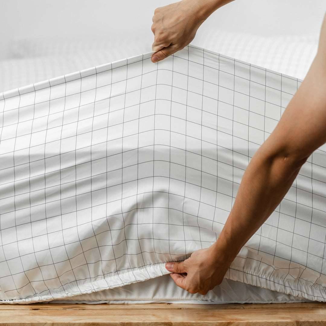 Extra-long staple cotton fitted bedsheet set