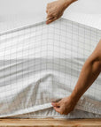 Extra-long staple cotton fitted bedsheet set