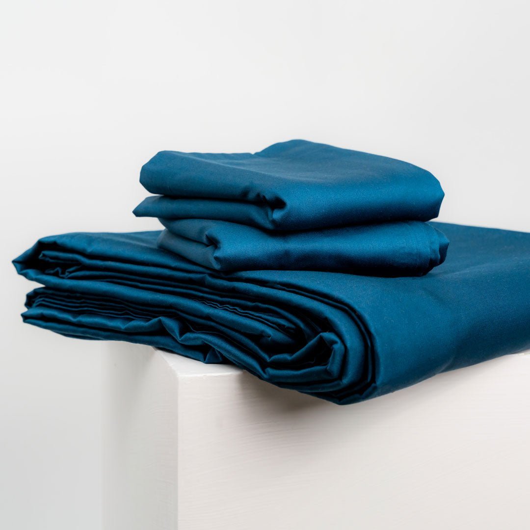 Extra-long staple cotton fitted bedsheet set
