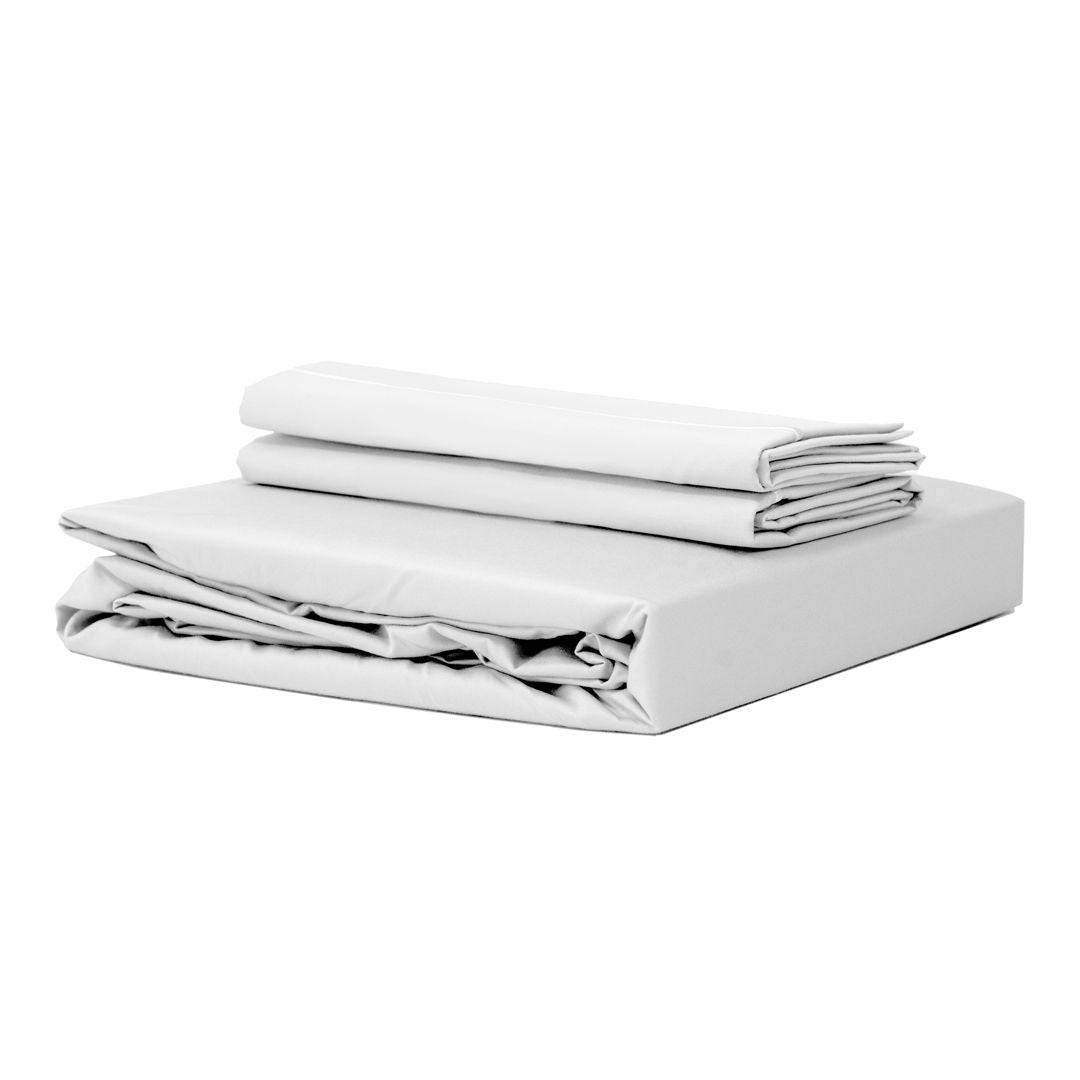 Extra-long staple cotton fitted bedsheet set