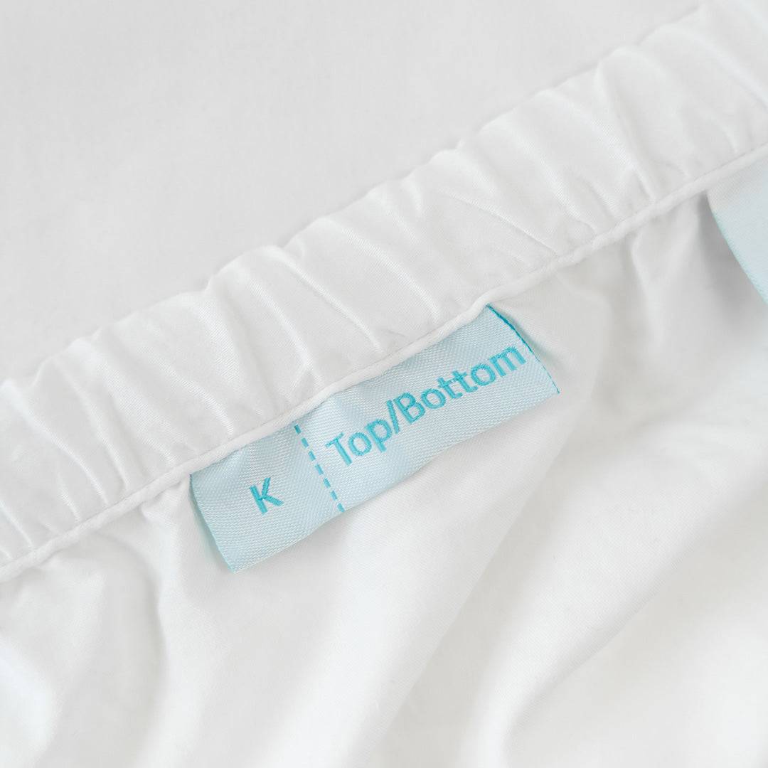Extra-long staple cotton fitted bedsheet set