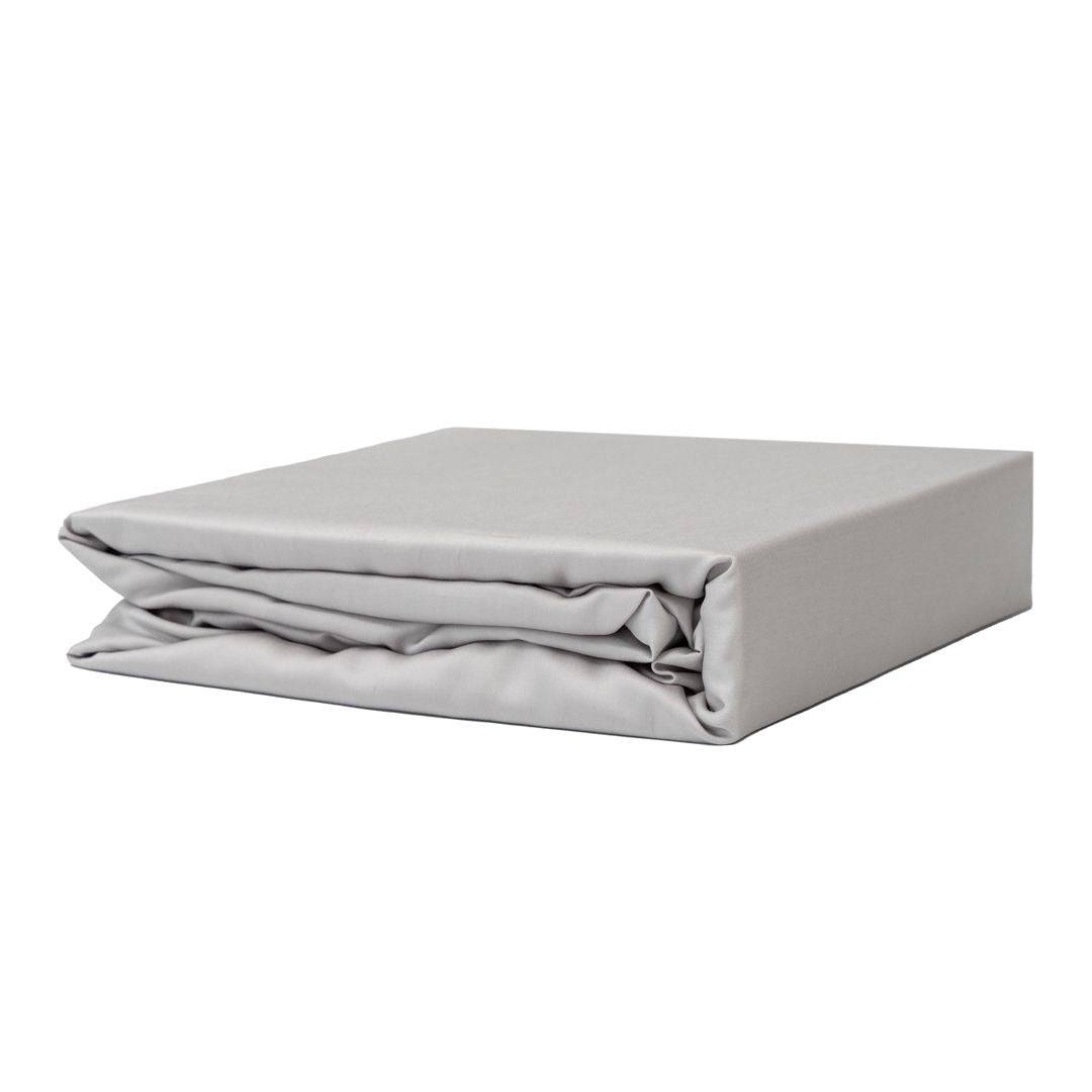 Extra-long staple cotton flat sheet Whisper Grey