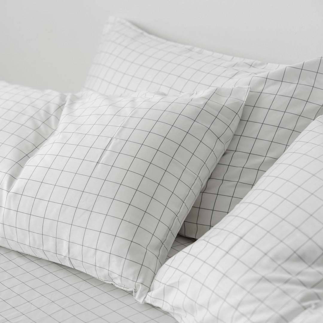 Extra long staple cotton pillowcases (x2) Cotton pillowcases- Kapas Living Malaysia