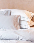 Extra long staple cotton pillowcases (x2) Cotton pillowcases- Kapas Living Malaysia