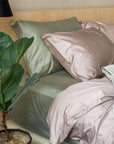 Extra long staple cotton pillowcases (x2) Cotton pillowcases- Kapas Living Malaysia