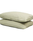 Extra long staple cotton pillowcases (x2) Cotton pillowcases- Kapas Living Malaysia