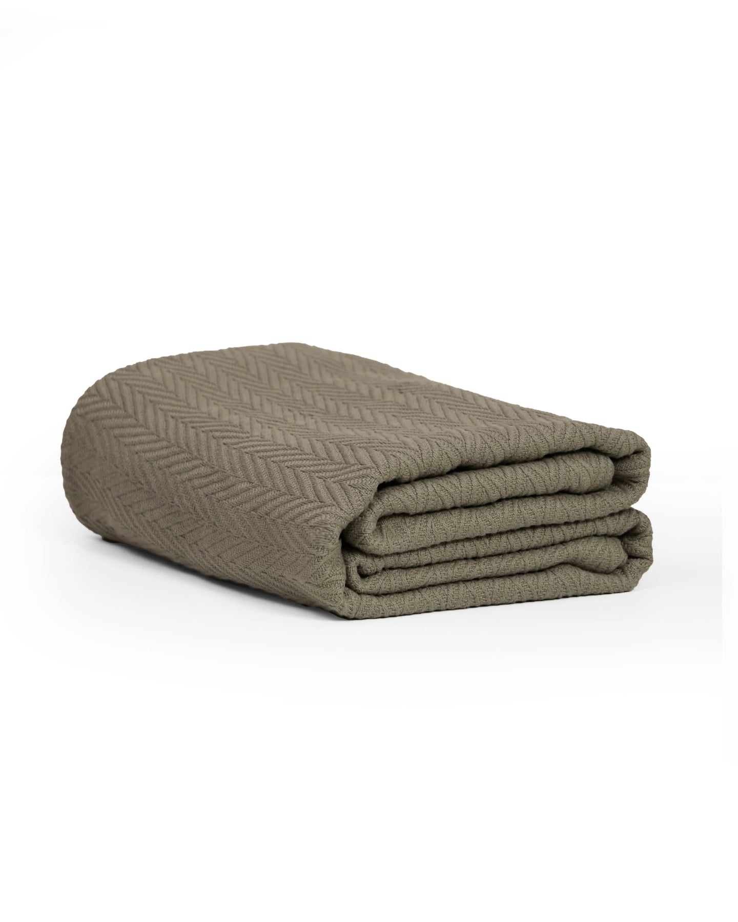 100% Cotton Herringbone Blanket